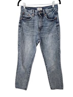 Pistola Denim Jeans Size 26 High Rise Straight Distressed Light Wash